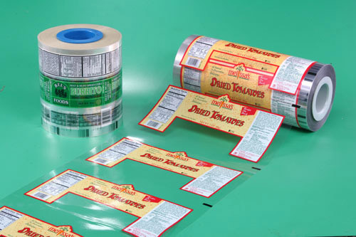Gravure Printing Clear Plastic Film For Frozen / Snack Food QS