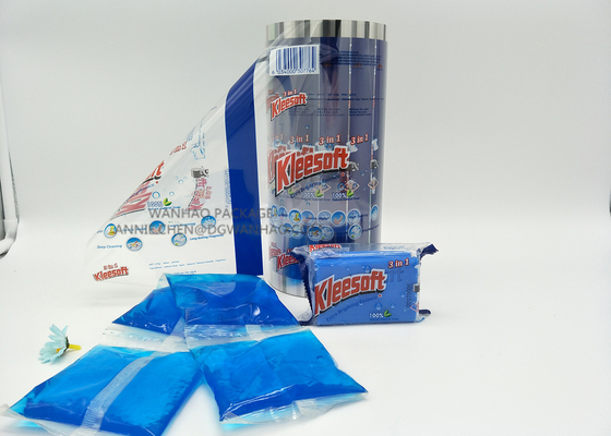 Soap Packaging Film in Roll , Clear Roll Film with beautiful printing , Good Sealing Material BOPP/CPP