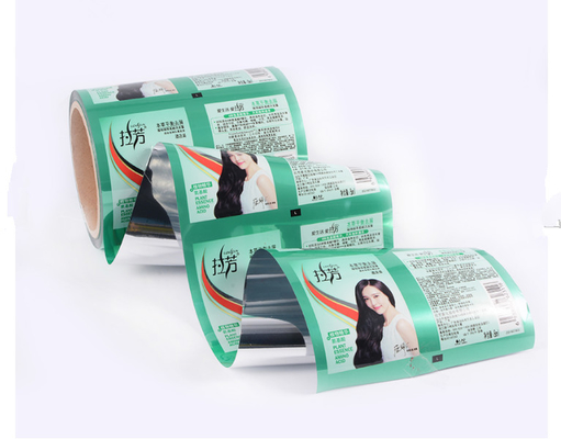 Daily Used Laminated Small Pack Liquid Packaging Metalize Foil Laminating Film Rolls For Comestic Shampoo Packaging