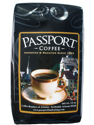One-way Exhaust Valve Coffee Packaging Bags , PET / VMPET / PE Aluminum Foil Coffee Bag