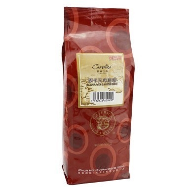 Custom Plain Printing Gravure Polyester Foil Coffee Packaging Bags With Valve for 250g , 500g , 1000g