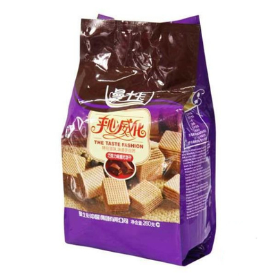Quad Seal Side Gusset Food Packaging Bags Customized With Plain Printing
