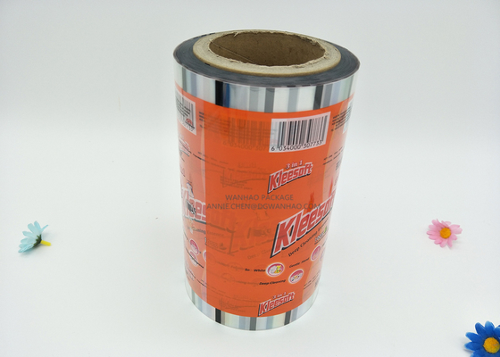 Soap Packaging Film in Roll , Clear Roll Film with beautiful printing , Good Sealing Material BOPP/CPP