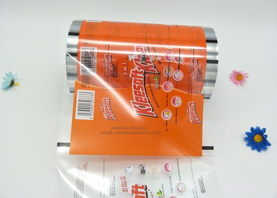 Soap Packaging Film in Roll , Clear Roll Film with beautiful printing , Good Sealing Material BOPP/CPP