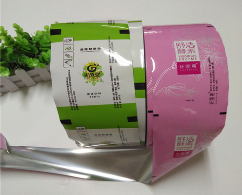 Daily Used Laminated Small Pack Liquid Packaging Metalize Foil Laminating Film Rolls For Comestic Shampoo Packaging