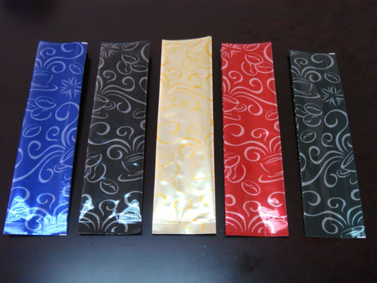 Side Gusset Aluminum Foil Packaging Bag Custom Printing , PET/AL/PE Laminated Material Good barrier and Moisture Proof