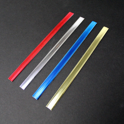 PP Glue Double Wire Twist Tin Ties Custom Coffee Packaging / Food Packaging Bag