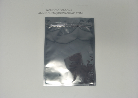 Bolsos estáticos antis del ESD para que bolso de la cremallera del papel de aluminio de la descarga electrostática de la electrónica prevenga daño del ESD