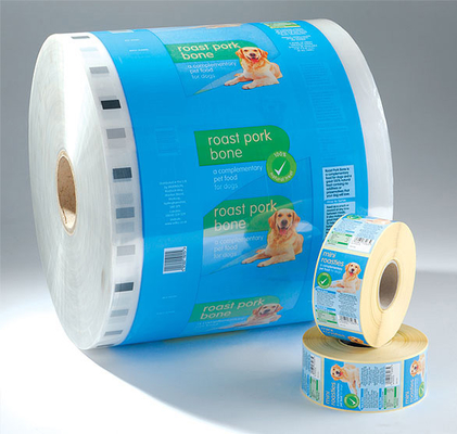 ACARICIE el carrete de película que lamina impreso LDPE laminado, película plástica Rolls de la buena barrera a prueba de humedad